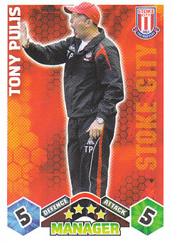 Tony Pulis Stoke City 2009/10 Topps Match Attax Manager #441